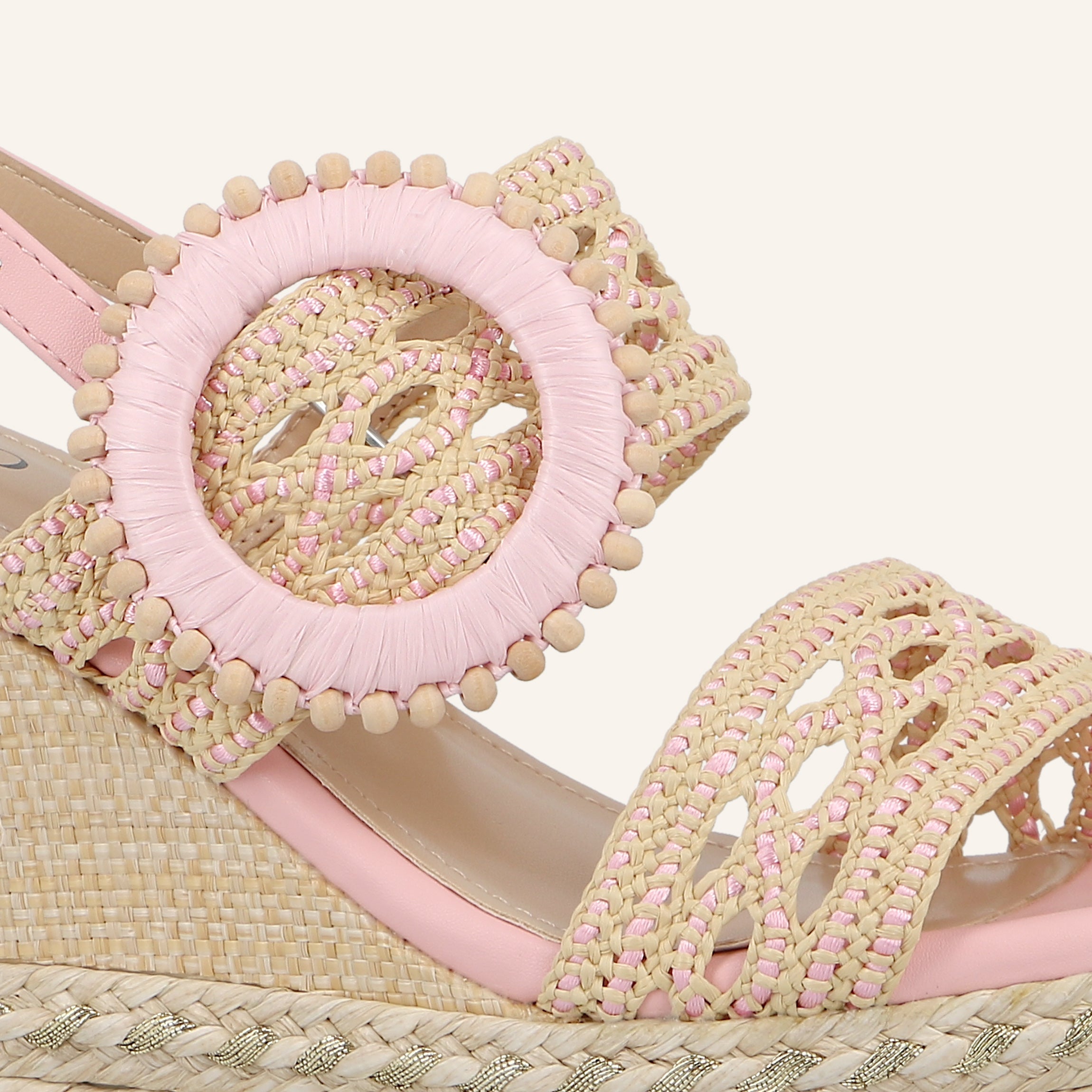 SANTIAGO RAFIA COQUILLE - SANDALO DONNA