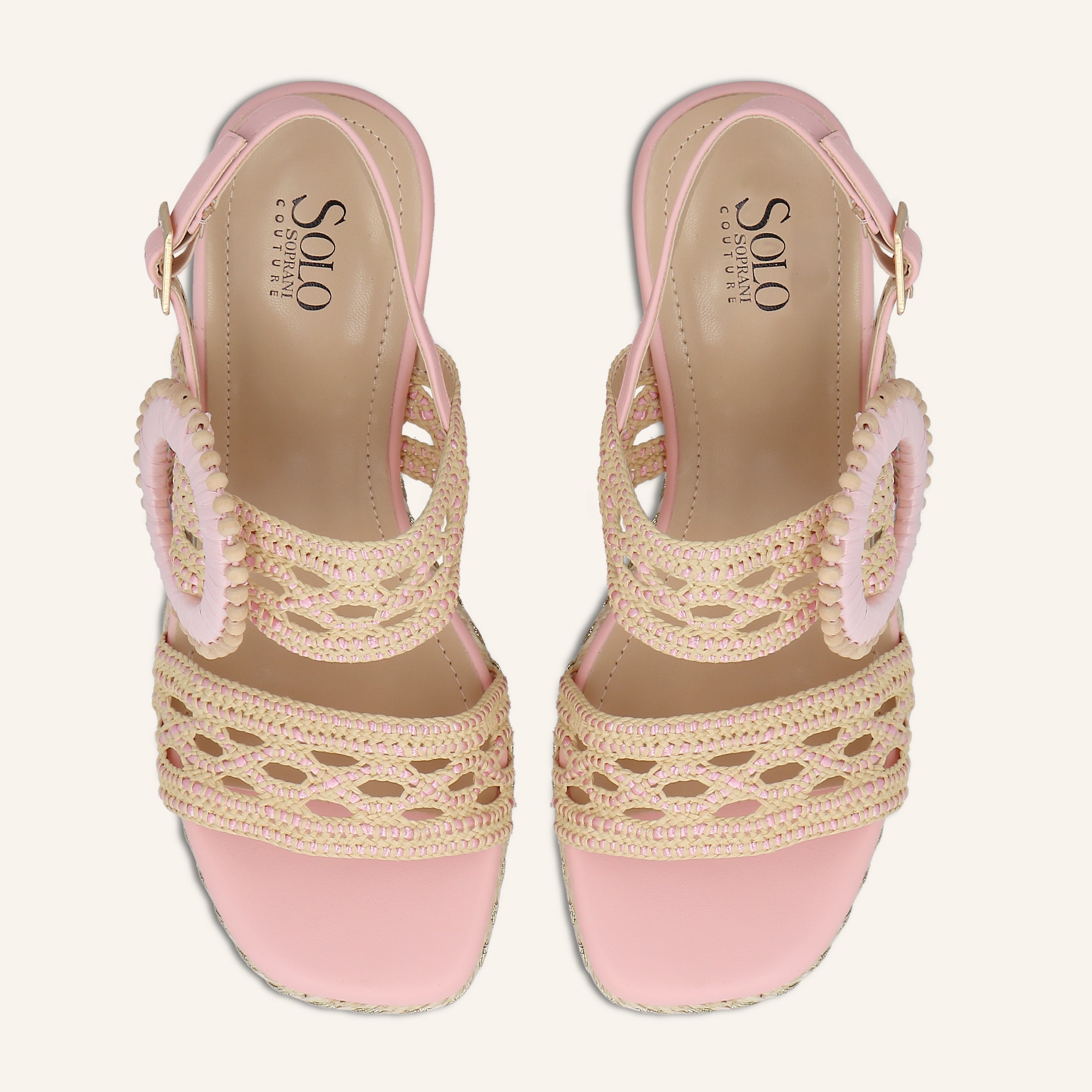 SANTIAGO RAFIA COQUILLE - SANDALO DONNA