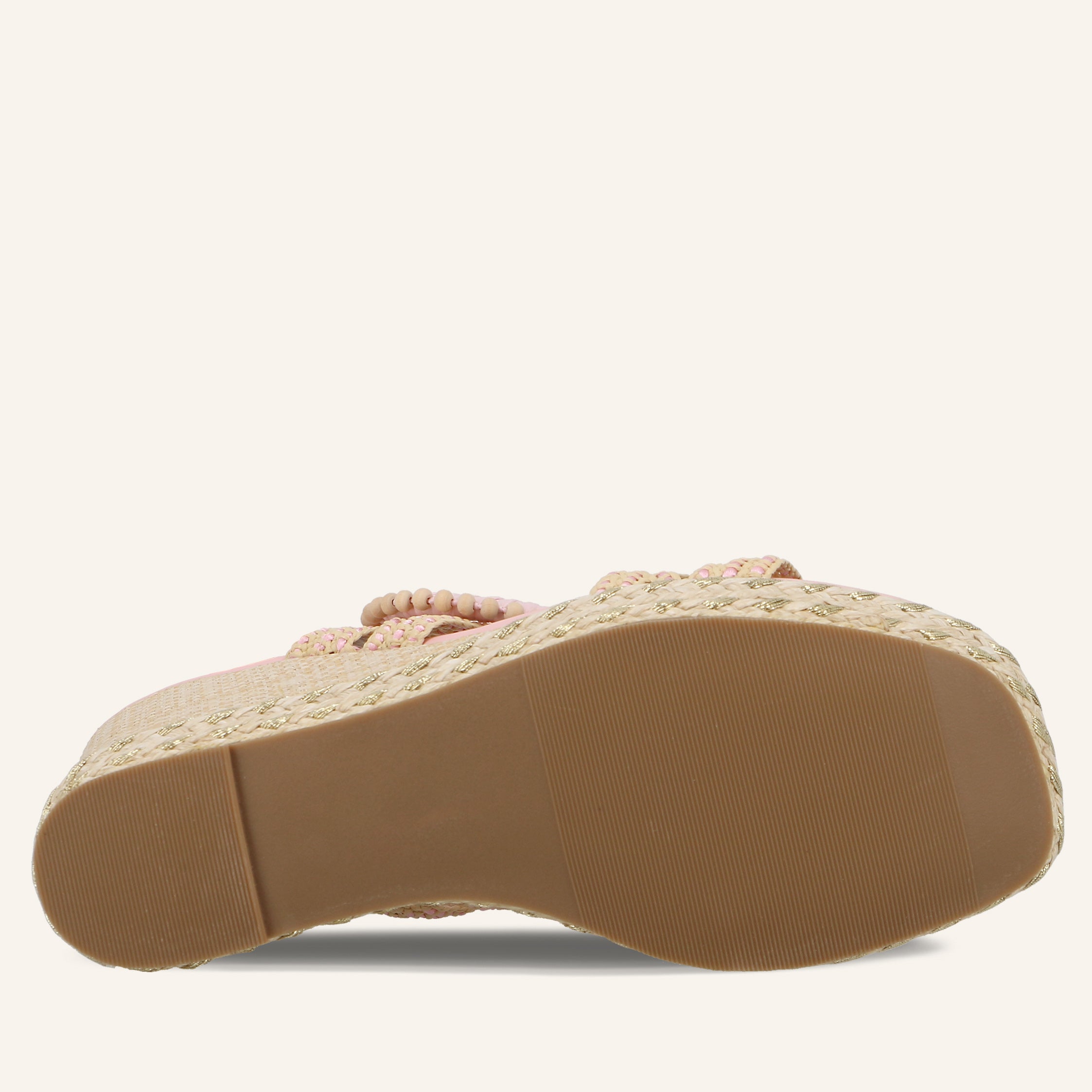 SANTIAGO RAFIA COQUILLE - SANDALO DONNA