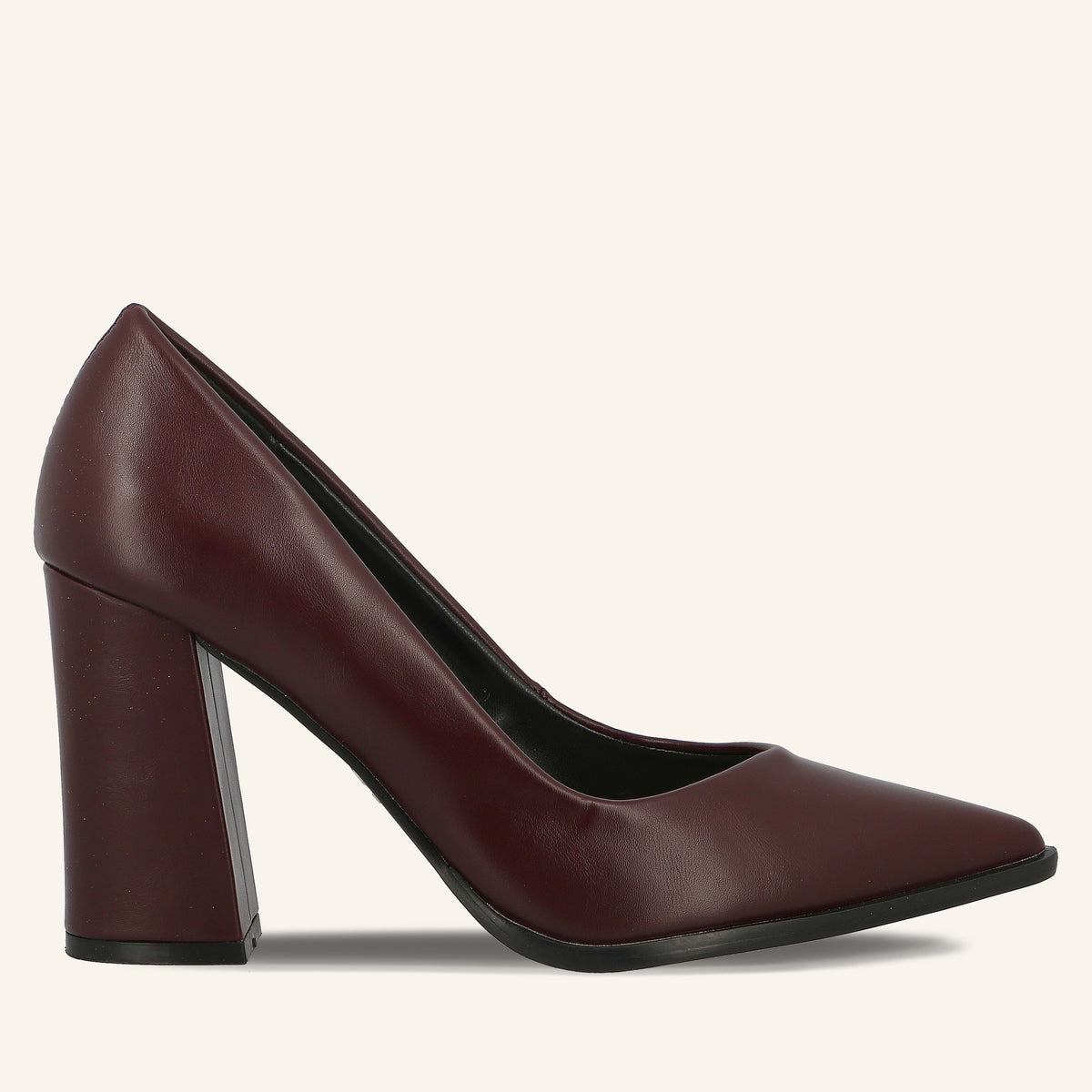 Décolleté Texas Bordeaux con Tacco Largo | Solo Soprani