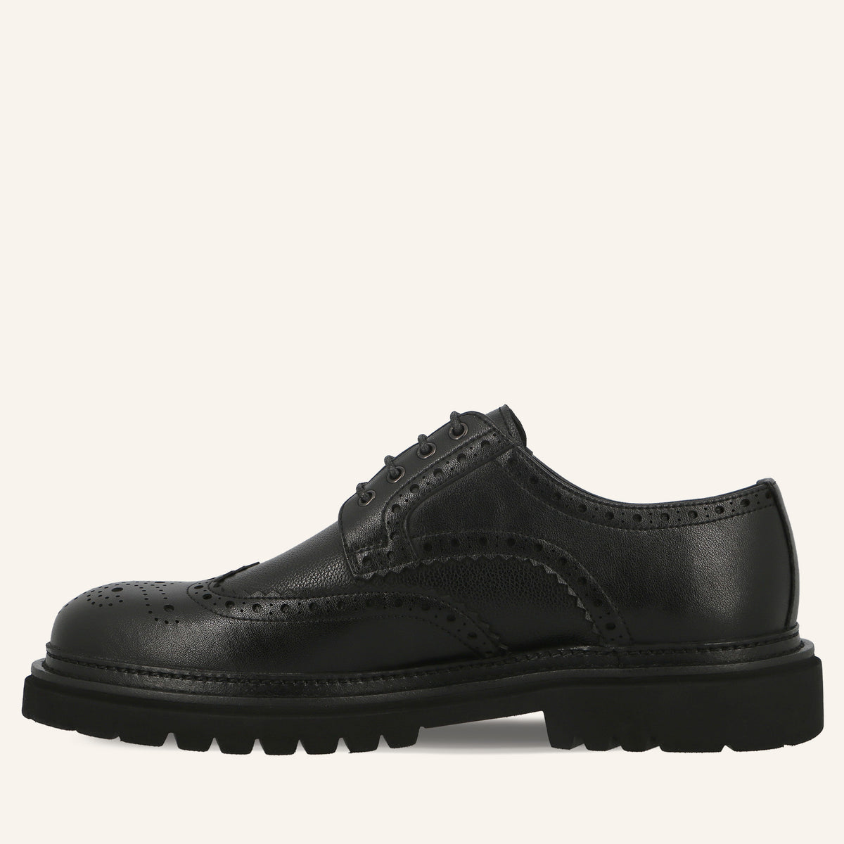 Derby Brogue Zoel Black | Solo Soprani