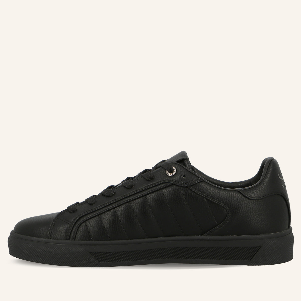 Sneakers Cupsole Laser in Pelle Nera | Solo Soprani