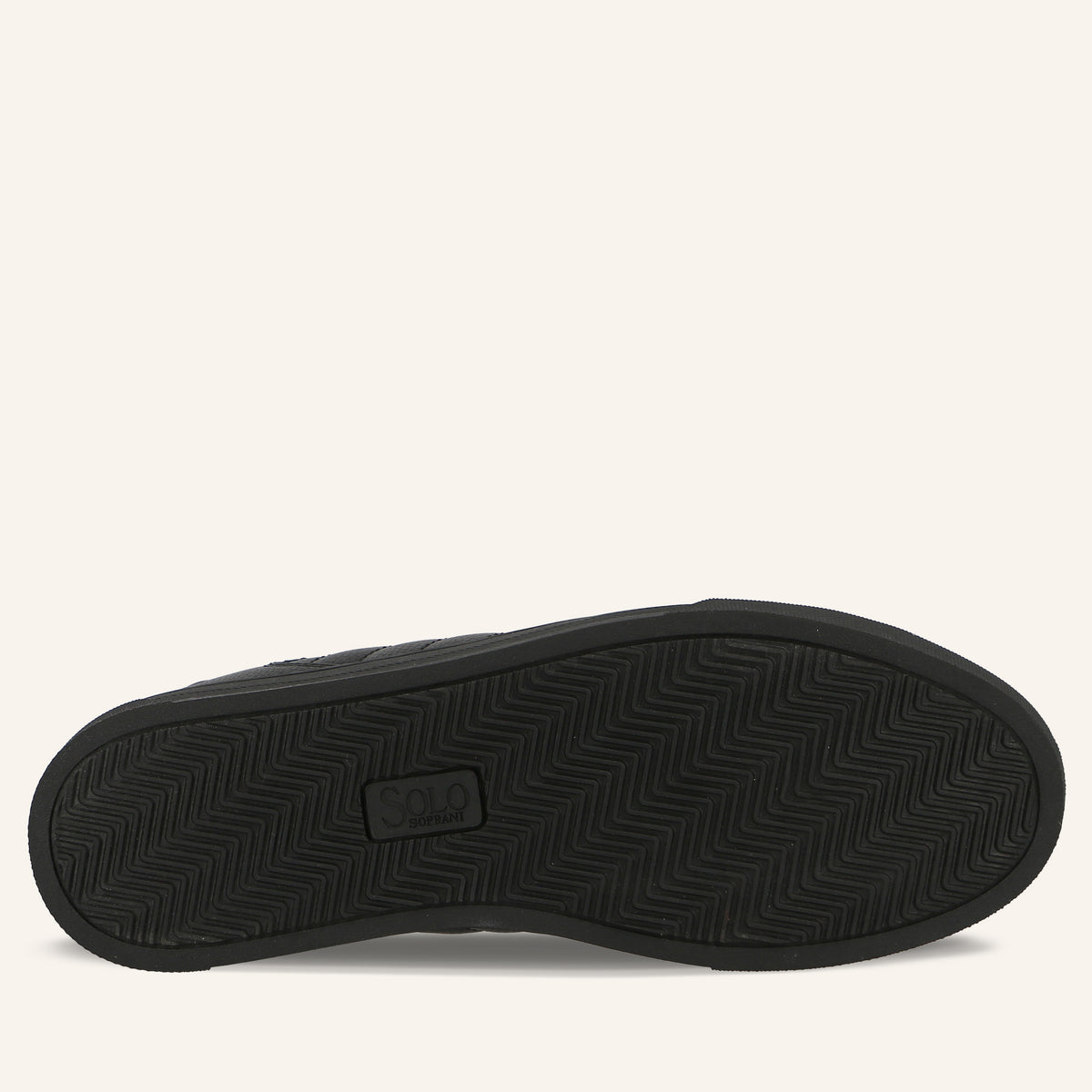 Sneakers Cupsole Laser in Pelle Nera | Solo Soprani