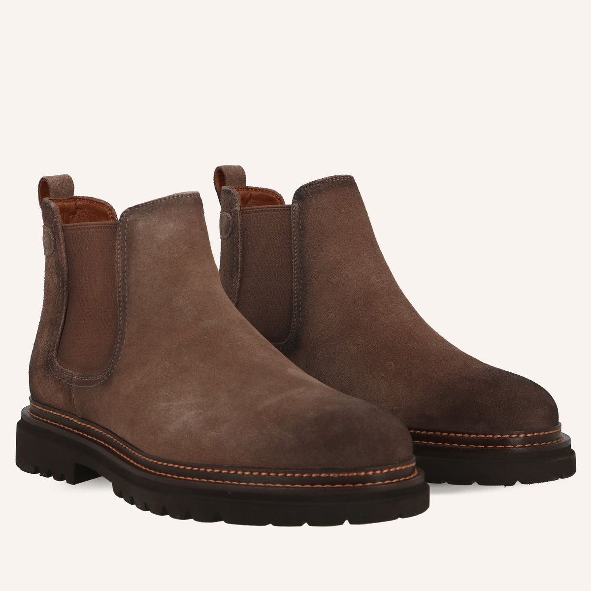 Stivaletto Chelsea Will in Suede Marrone | Solo Soprani