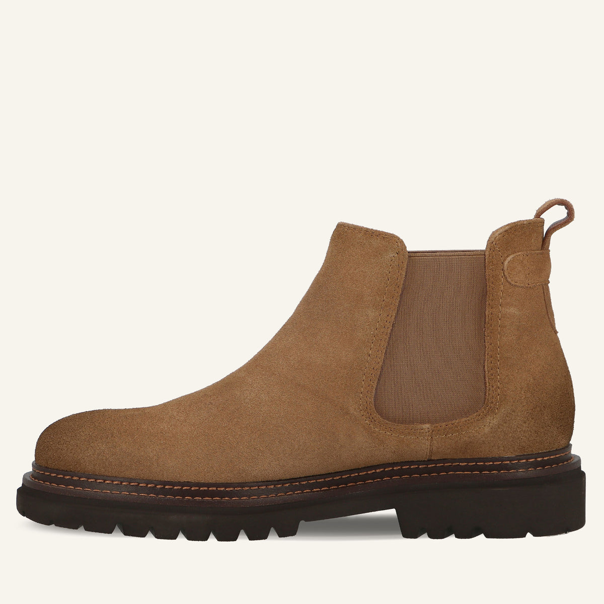 Stivaletto Chelsea Will in Suede Marrone Chiaro | Solo Soprani