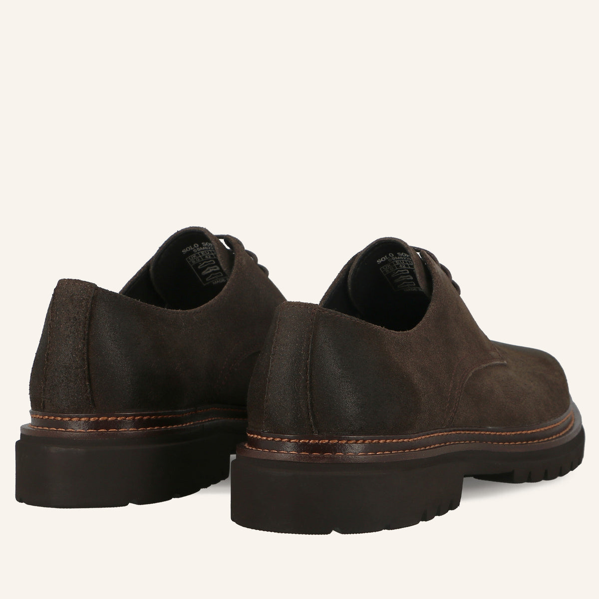 Derby Kay in Suede Coffee | Solo Soprani