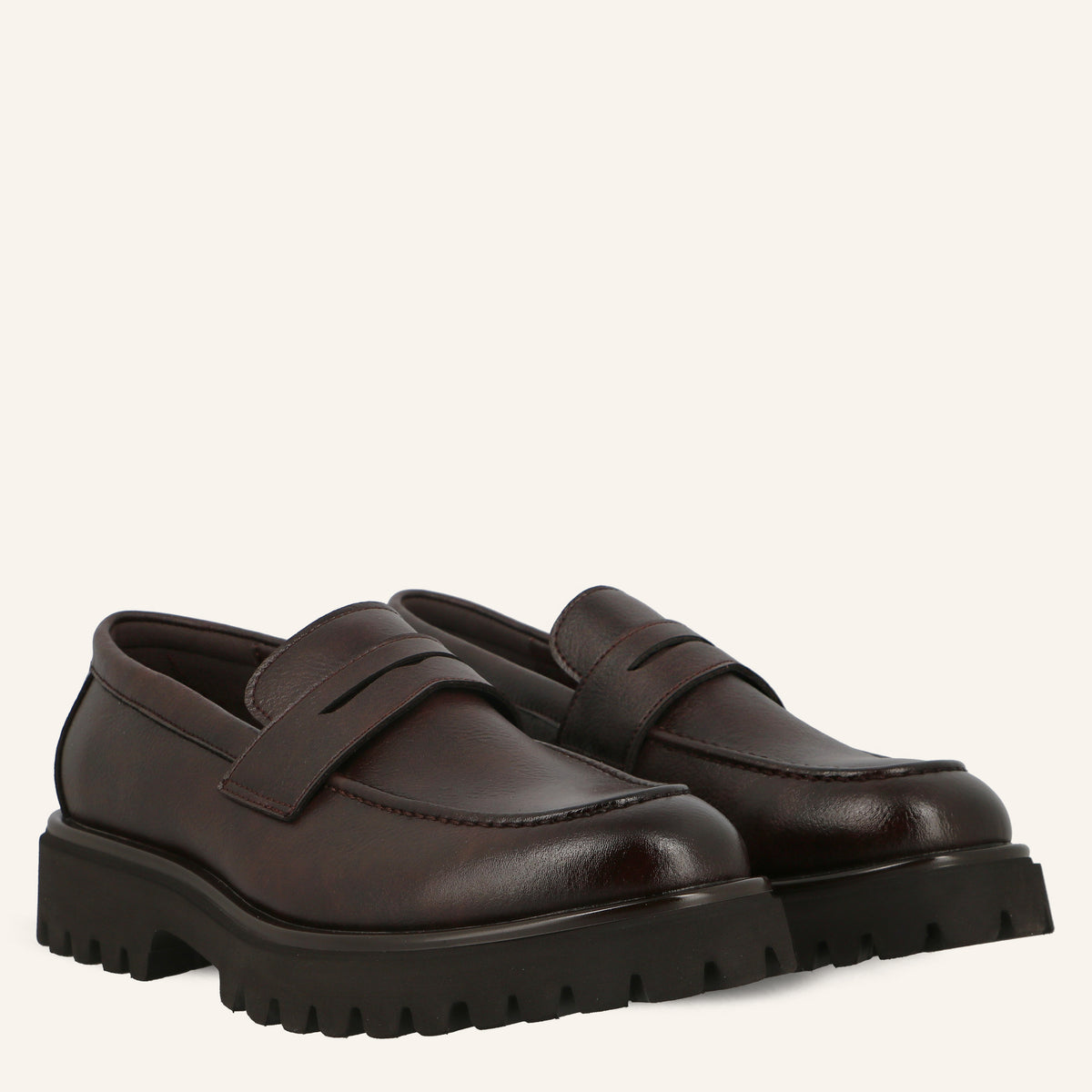 Mocassino College Bond in Pelle Marrone Scuro | Solo Soprani