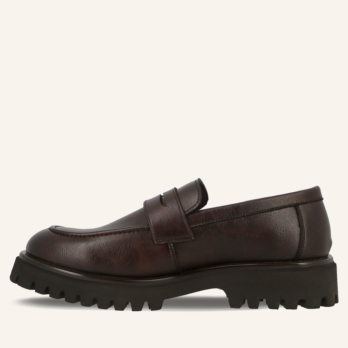Mocassino College Bond in Pelle Marrone Scuro | Solo Soprani