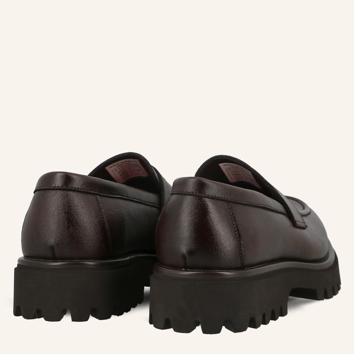 Mocassino College Bond in Pelle Marrone Scuro | Solo Soprani