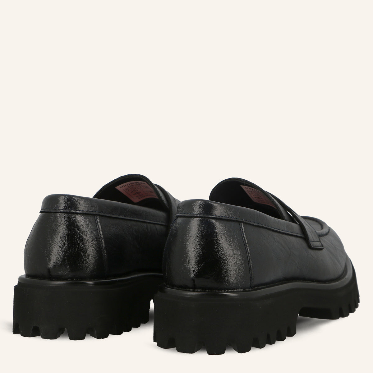 Mocassino College Bond in Pelle Blu Scuro | Solo Soprani