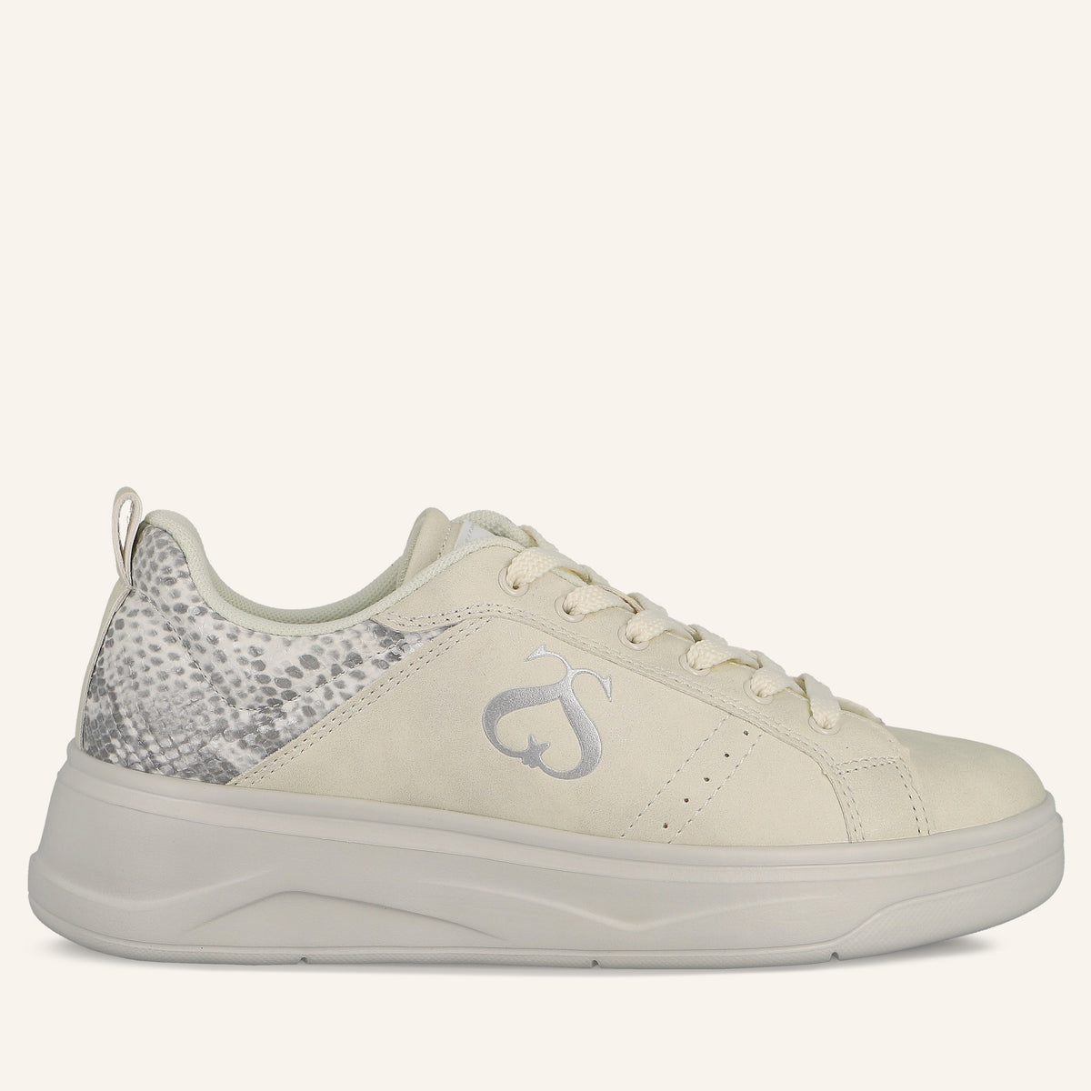 Sneakers Jimmy White con Dettaglio Pitonato | Solo Soprani