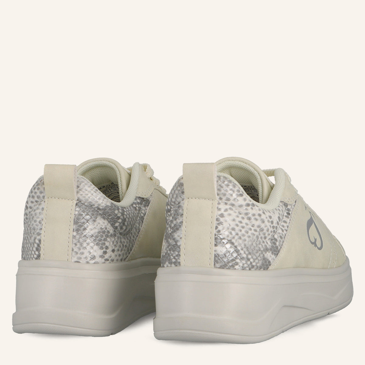 Sneakers Jimmy White con Dettaglio Pitonato | Solo Soprani