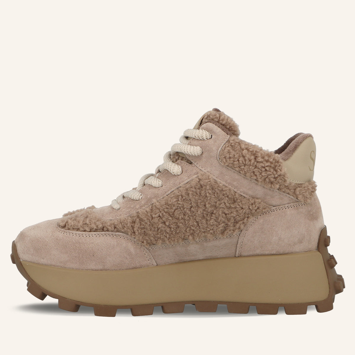 Sneakers Australia in Suede Dodo con Eco-Pelliccia Teddy | Solo Soprani